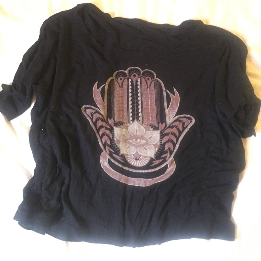 xl very comfy stretchy soft black t-shirt